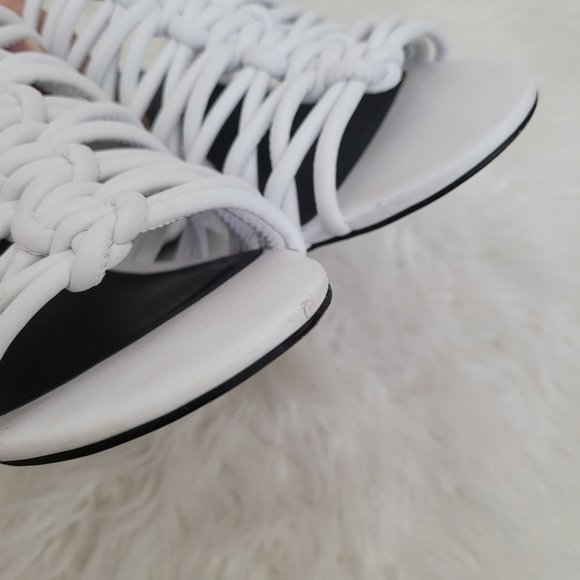 REBECCA MINKOFF Calanthe Strappy Block Heel Sandals Vegan Leather Sz 8 M - Picture 10 of 13